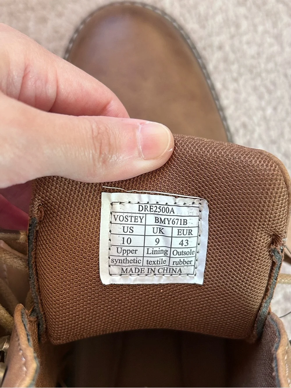 Vostey nwt men’s